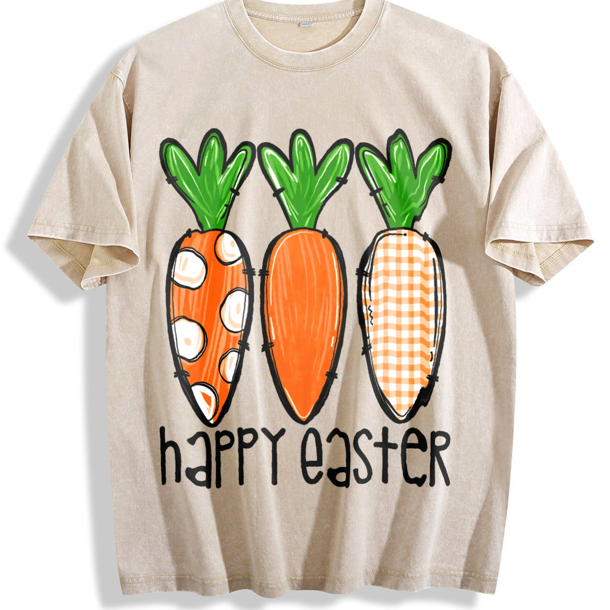 Easter Winter Cartoon Carrot With Various Happy Vintage product image 1