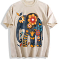 Bohemian Elephant - With Vibrant & Floral Vintage Washed product image 1