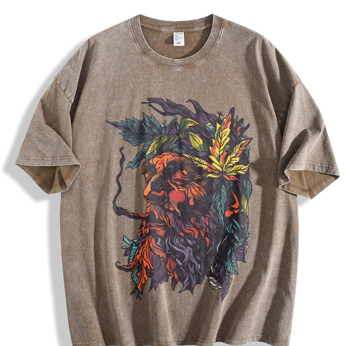 Dark Background Vintage Washed T-Shirt product image 3