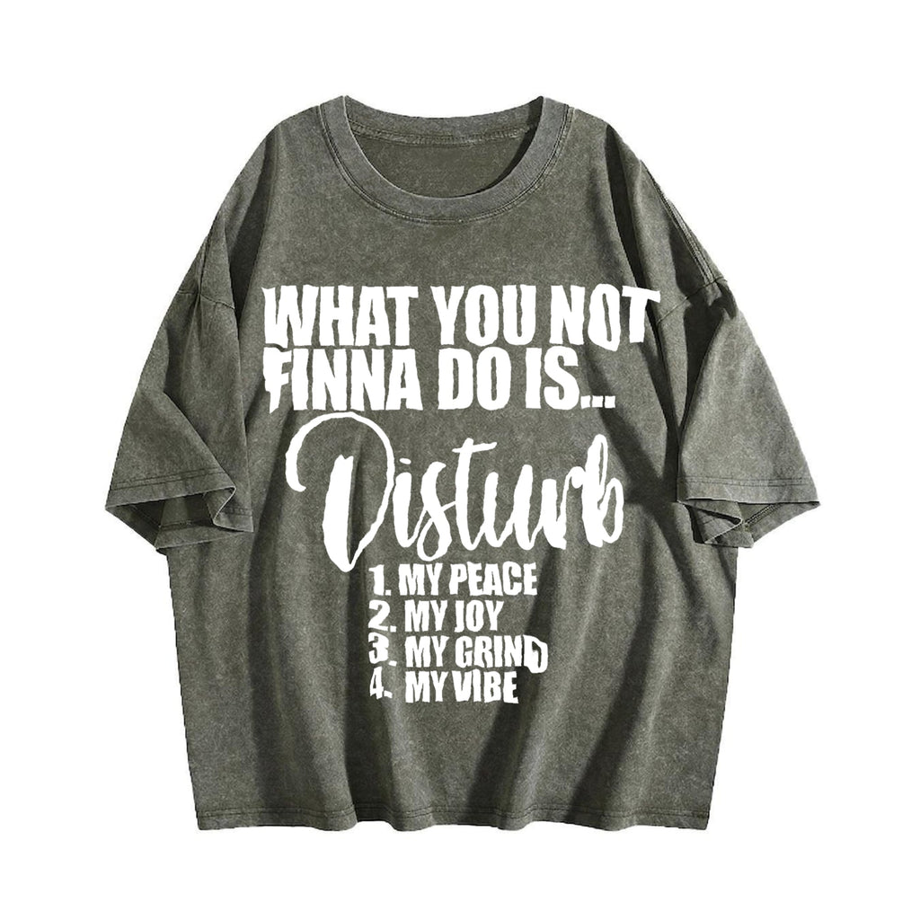 One 100 Percent Front With Bold Statement Vintage Washed product image 4