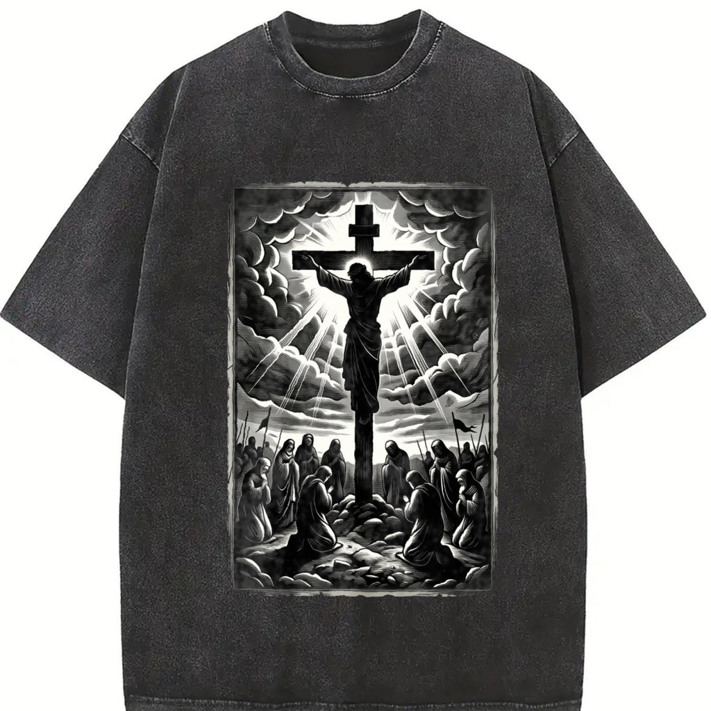 Hip-hop Vintage Washed T-Shirt product image 2