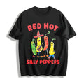 Red Hot Silly Peppers Cotton T-Shirt product image 1