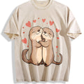 Otter Love - Cute Hugging Otters Vintage Washed T-Shirt product image 1