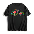 Mushroom Floral Garden Fairy Cotton T-Shirt product image 1