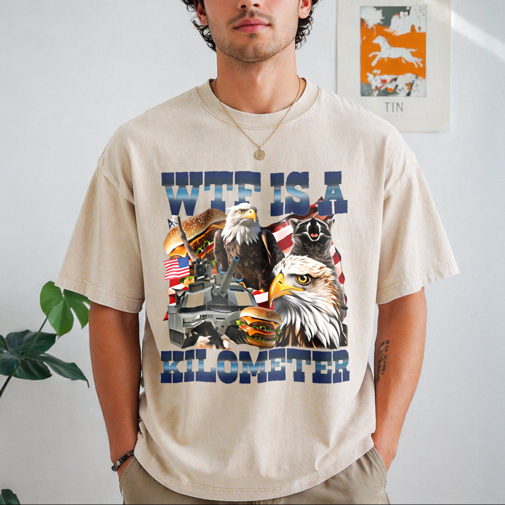 WTF Is A Killometer Vintage Washed T-Shirt product image 1