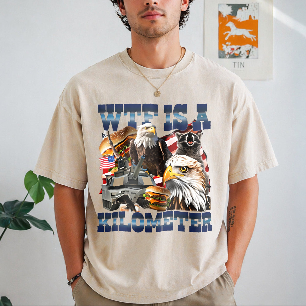 WTF Is A Killometer Vintage Washed T-Shirt product image 1