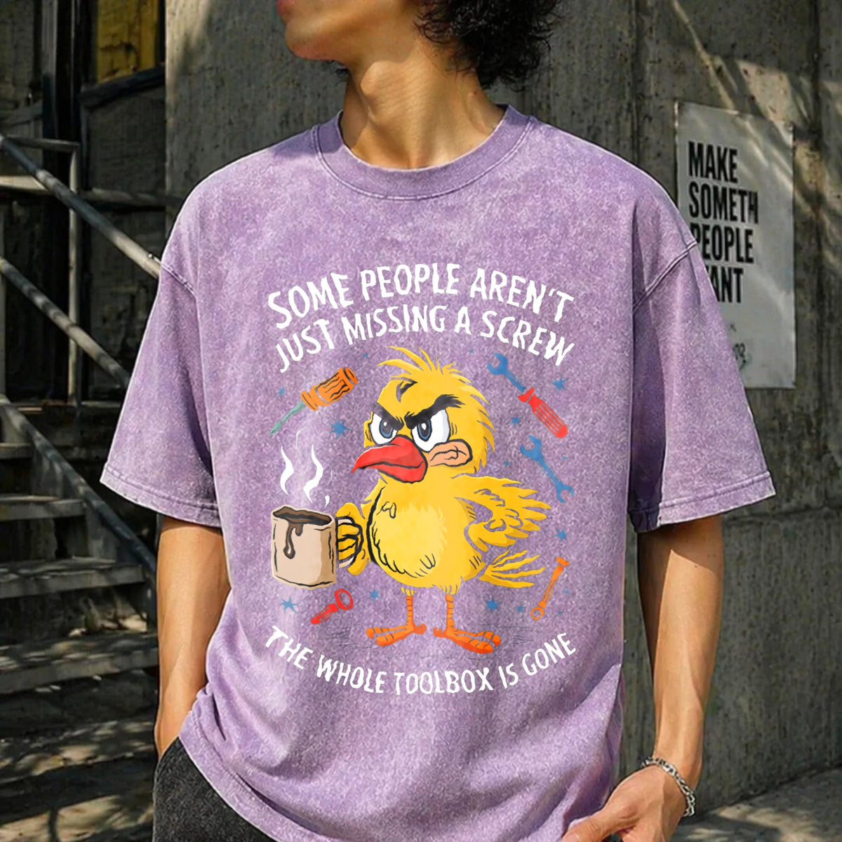 Some People Aren't Just Missing A Screw Vintage Washed product image 6