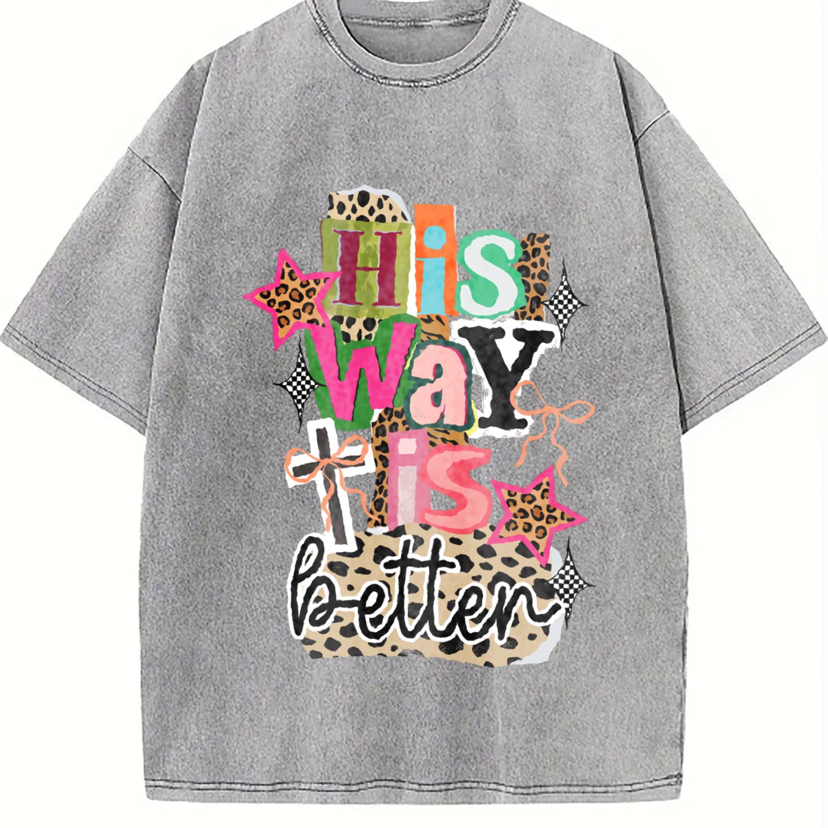 His Way Is Better Vintage Washed T-Shirt product image 4