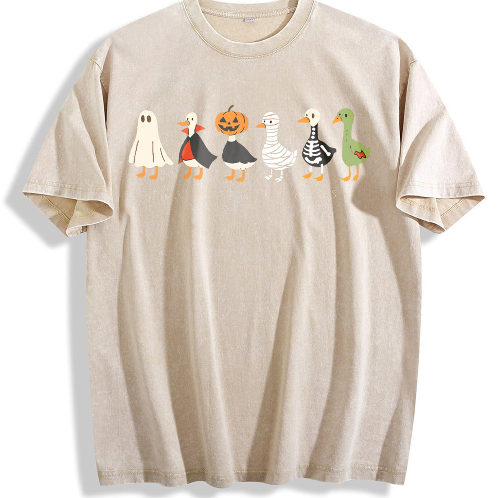 Halloween Goose Vintage Washed T-Shirt product image 1