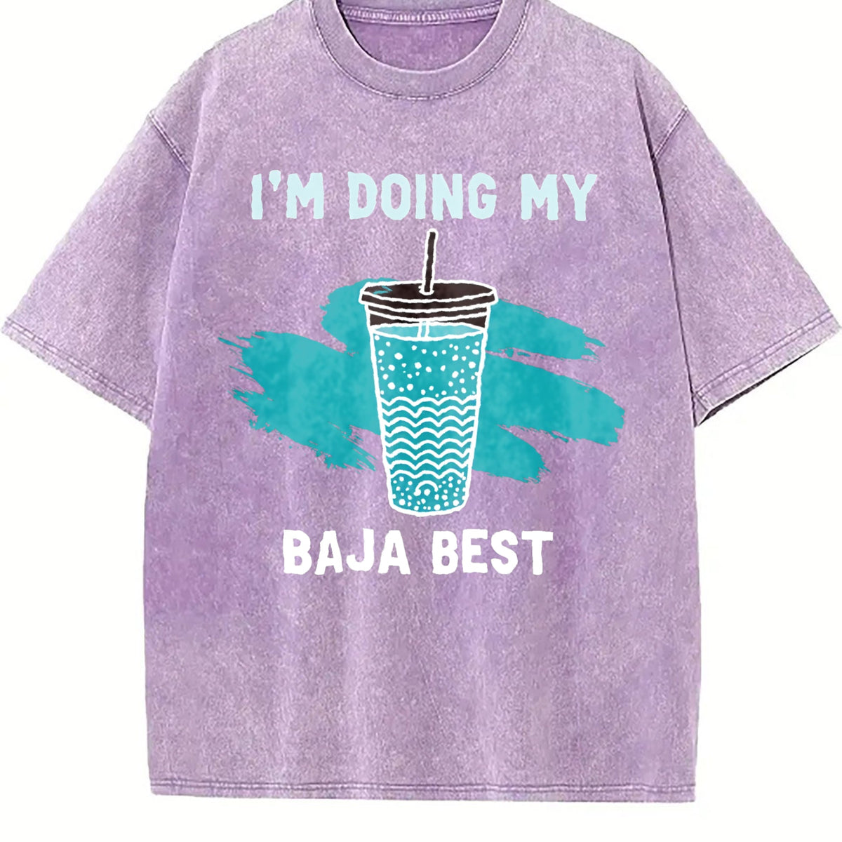 Baja Blast I'm Doing My Best Vintage Washed T-Shirt product image 6