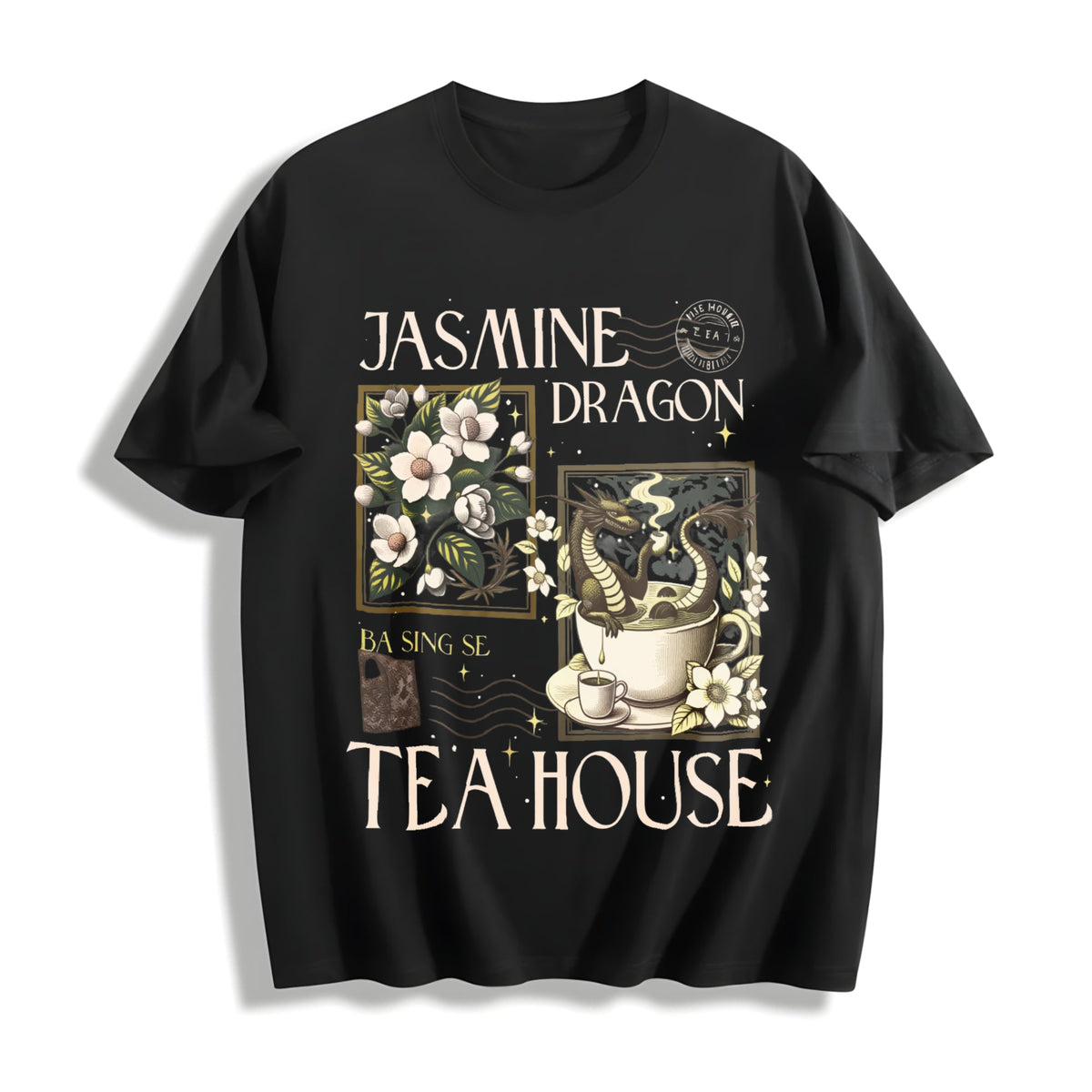 Jasmine Dragon Tea Shop Cotton T-Shirt product image 1