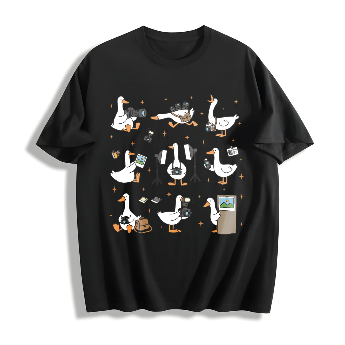 Silly Goose Photographer Cotton T-Shirt product image 1