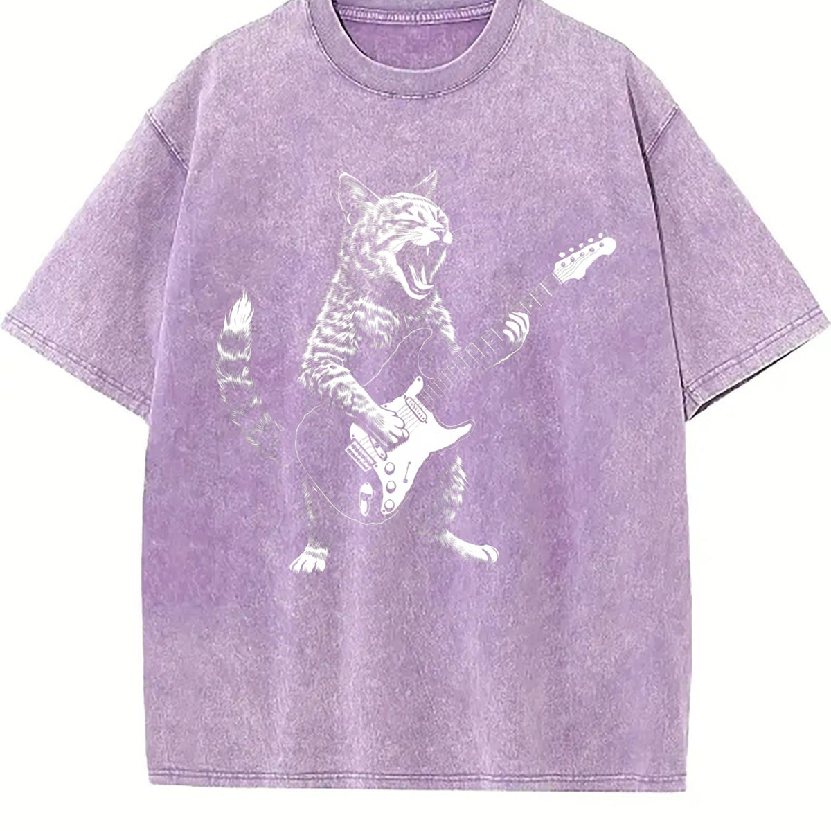Rock Cat Vintage Washed T-Shirt product image 6
