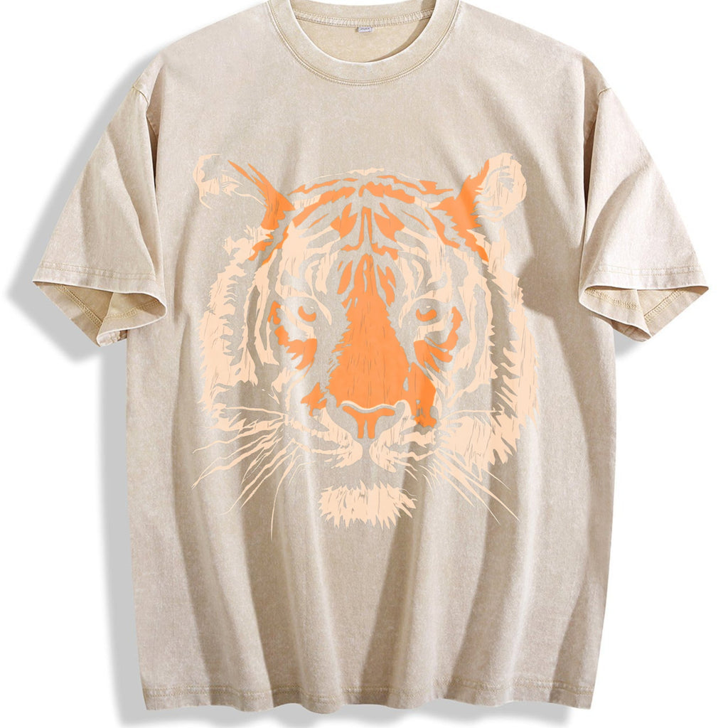 Tiger Face - Summer Beachwear Vintage Washed T-Shirt product image 1