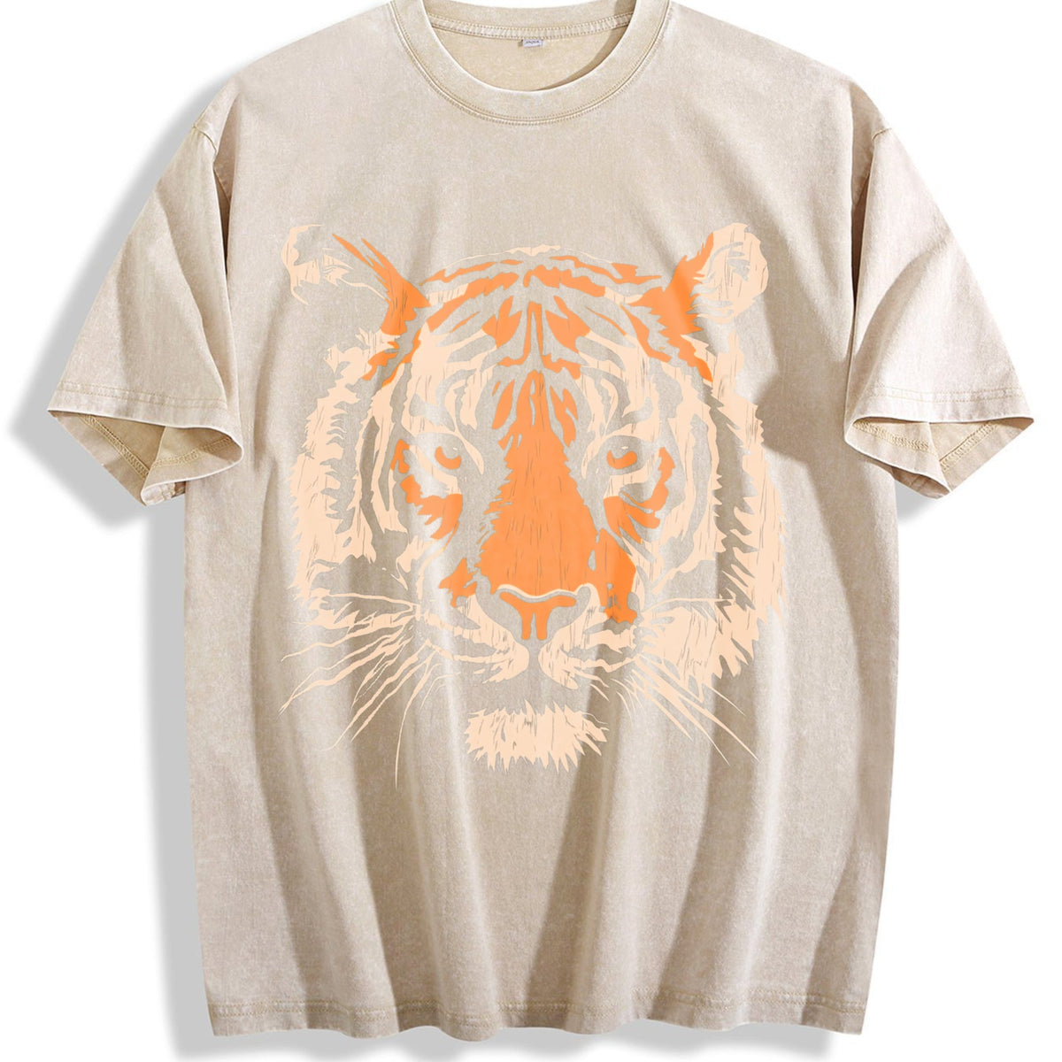 Tiger Face - Summer Beachwear Vintage Washed T-Shirt product image 1