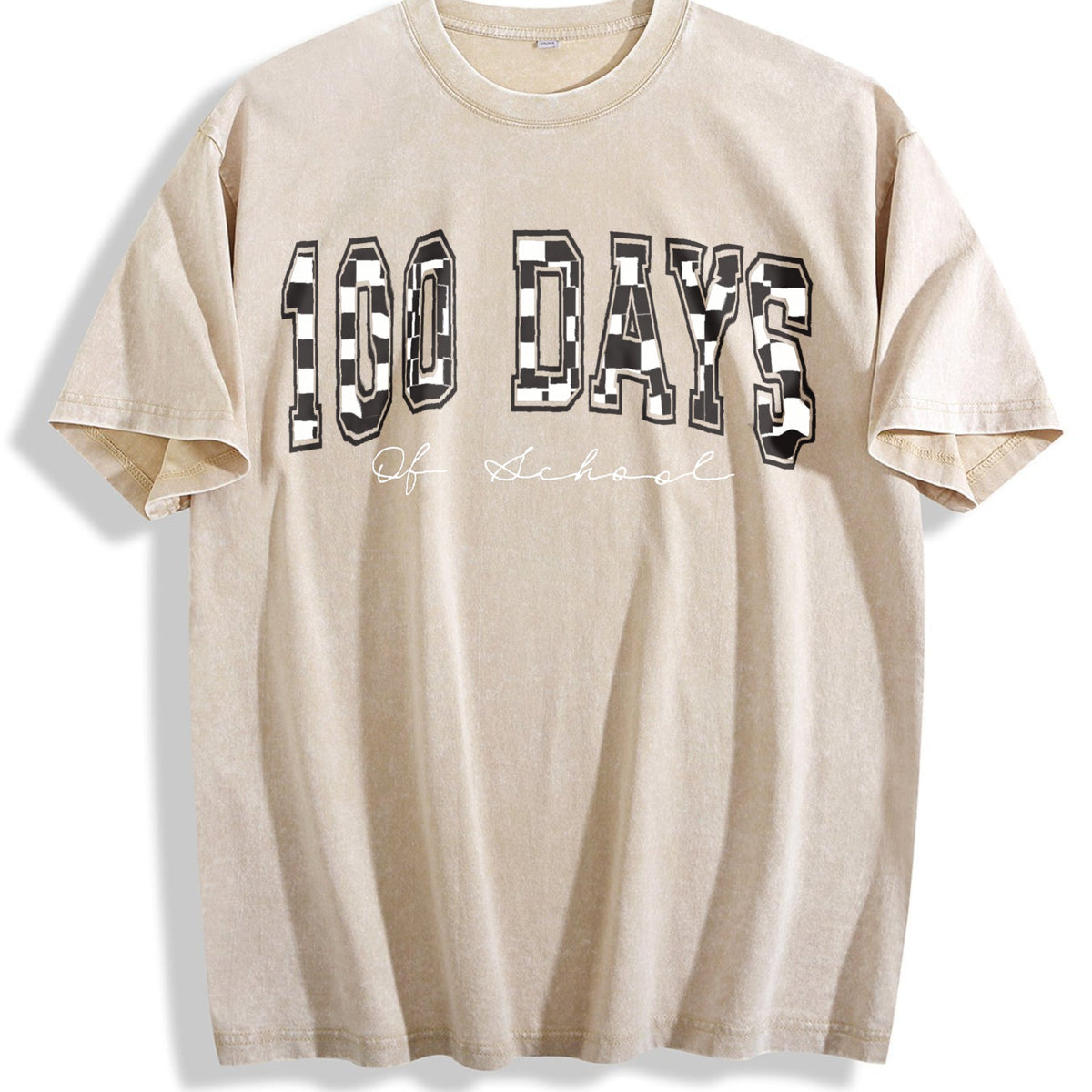 100 Days Of School Teacher Vintage Washed T-Shirt product image 1
