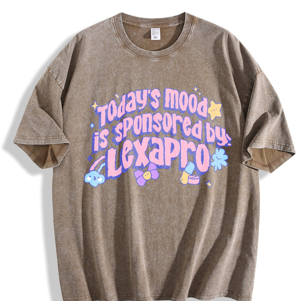 Today's Mood Is Sponsored By Lexapro Vintage Washed T-Shirt product image 3