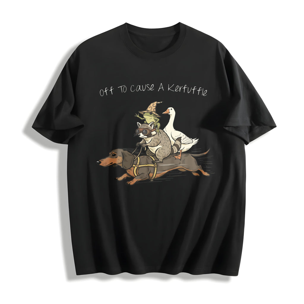 Off To Cause A Kerfuffle Cotton T-Shirt product image 1