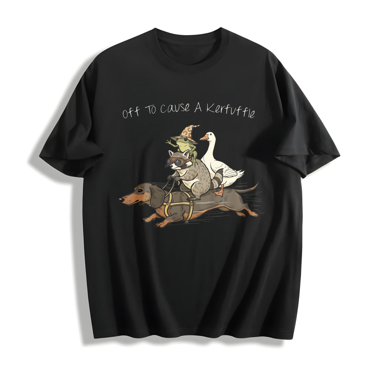 Off To Cause A Kerfuffle Cotton T-Shirt product image 1