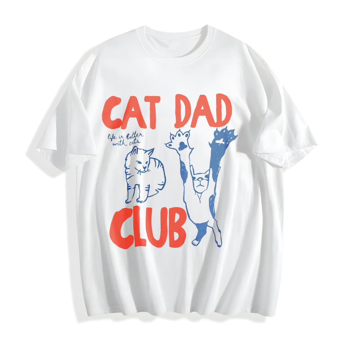 Cat Dad Cotton T-Shirt product image 2