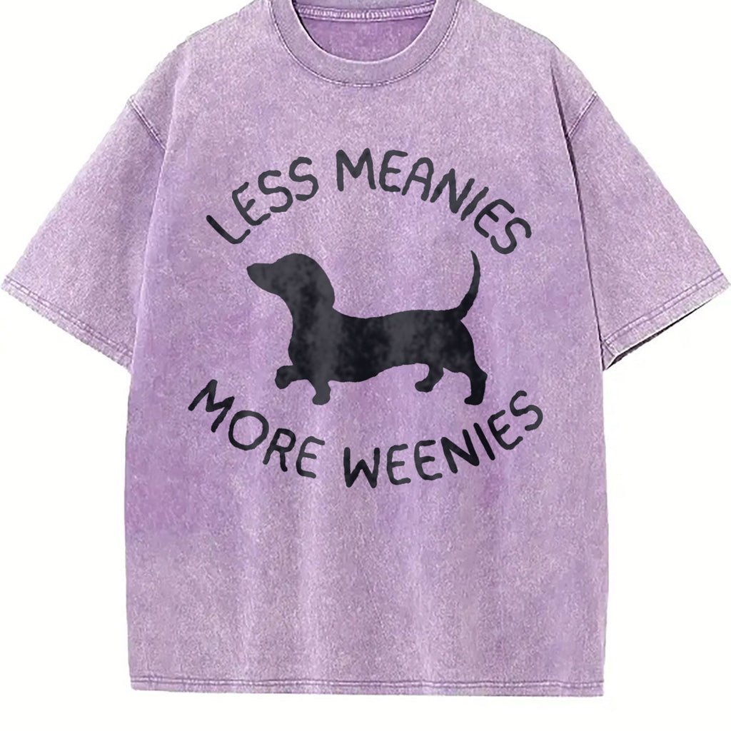 Funny Dachshund Vintage Washed T-Shirt product image 6