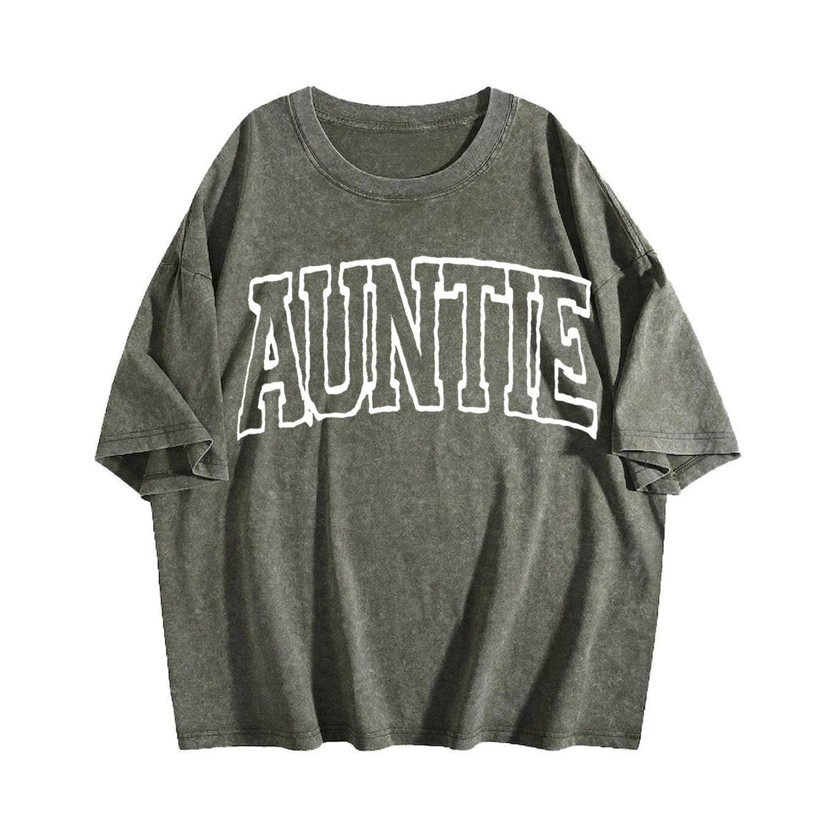 Auntie Collegiate Lettering Vintage Washed T-Shirt product image 4
