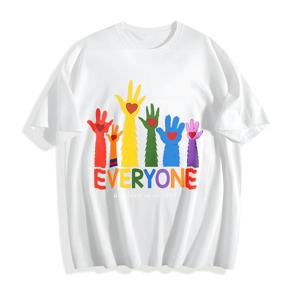 Everyone Is Welcome On Our Cotton T-Shirt product image 2