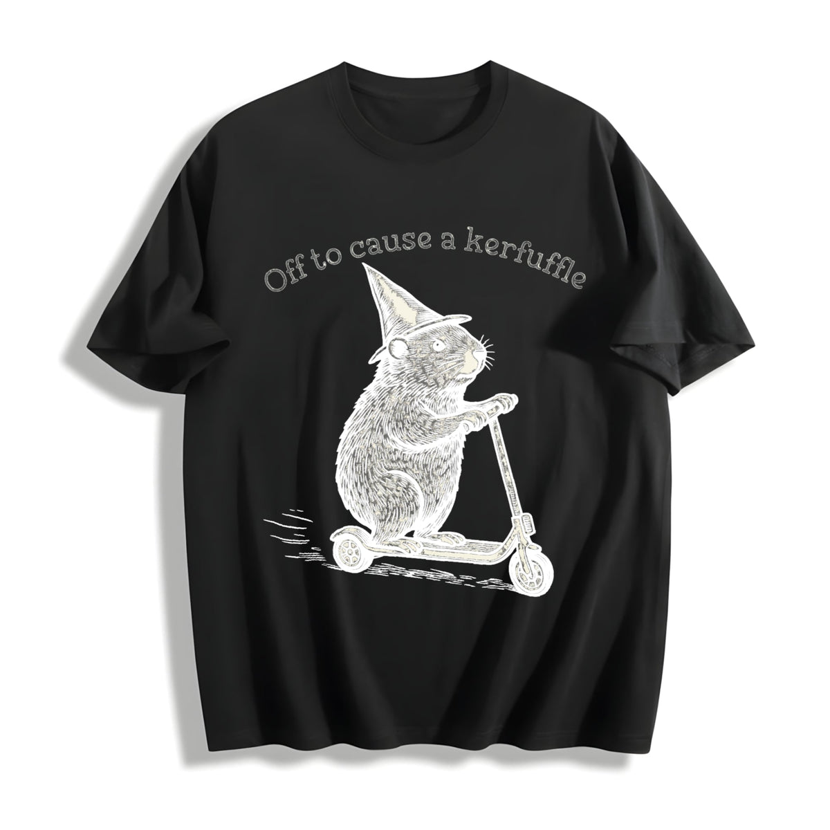 Off To Cause A Kerfuffle Funny Groundhog Scooter Silly product image 1