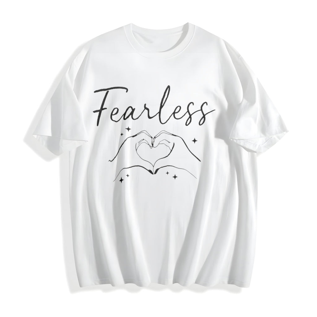 Fearless Hands Sign - With Gesture Cotton T-Shirt product image 2