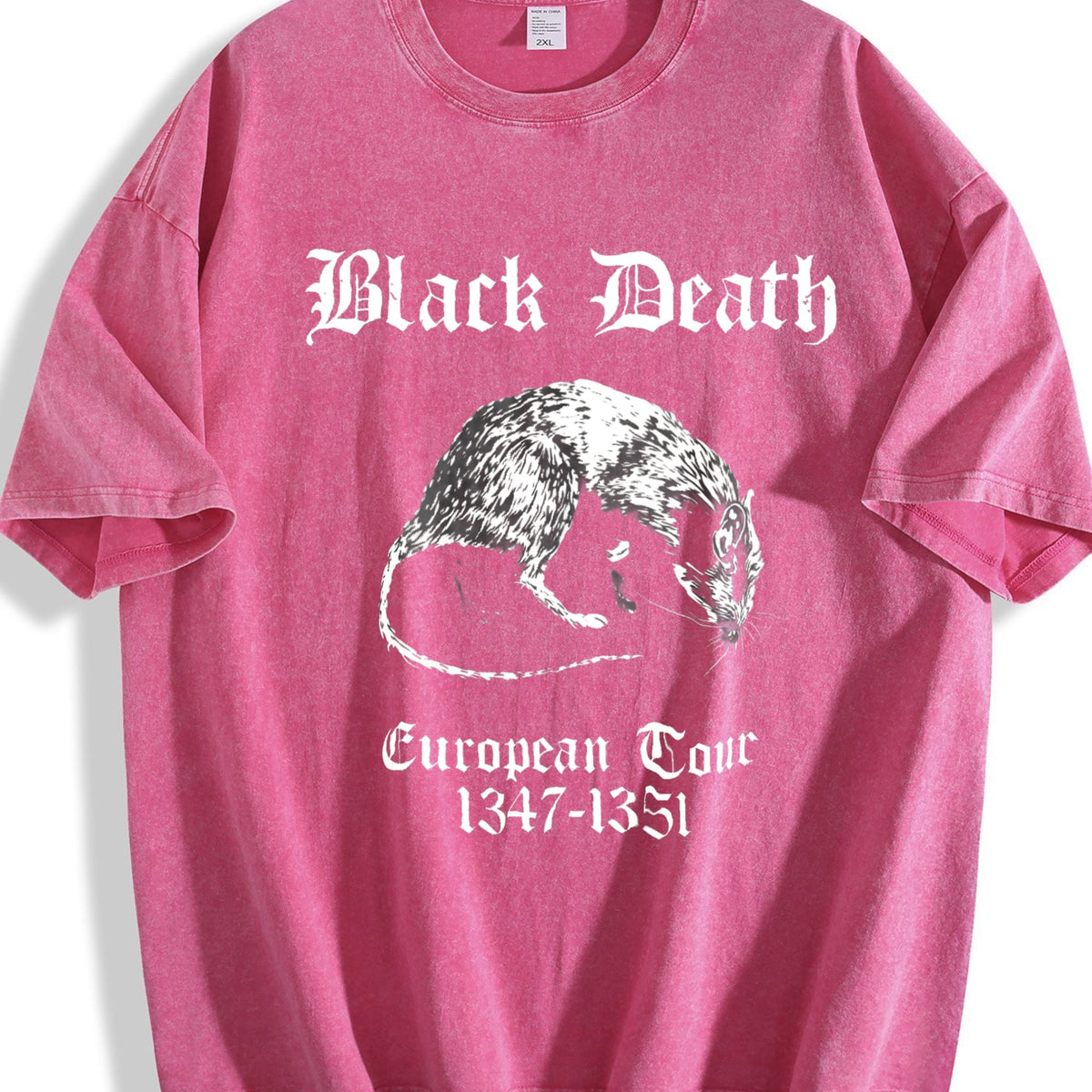 Waxprinted Vintage Washed T-Shirt product image 5