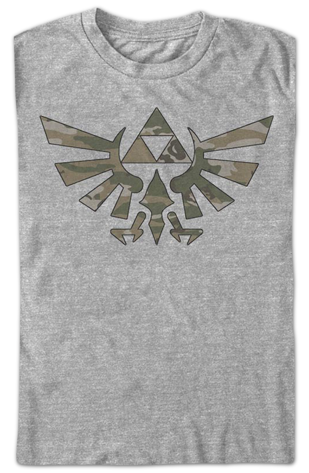 Camouflage Triforce Legend of Zelda T-Shirt product image 2