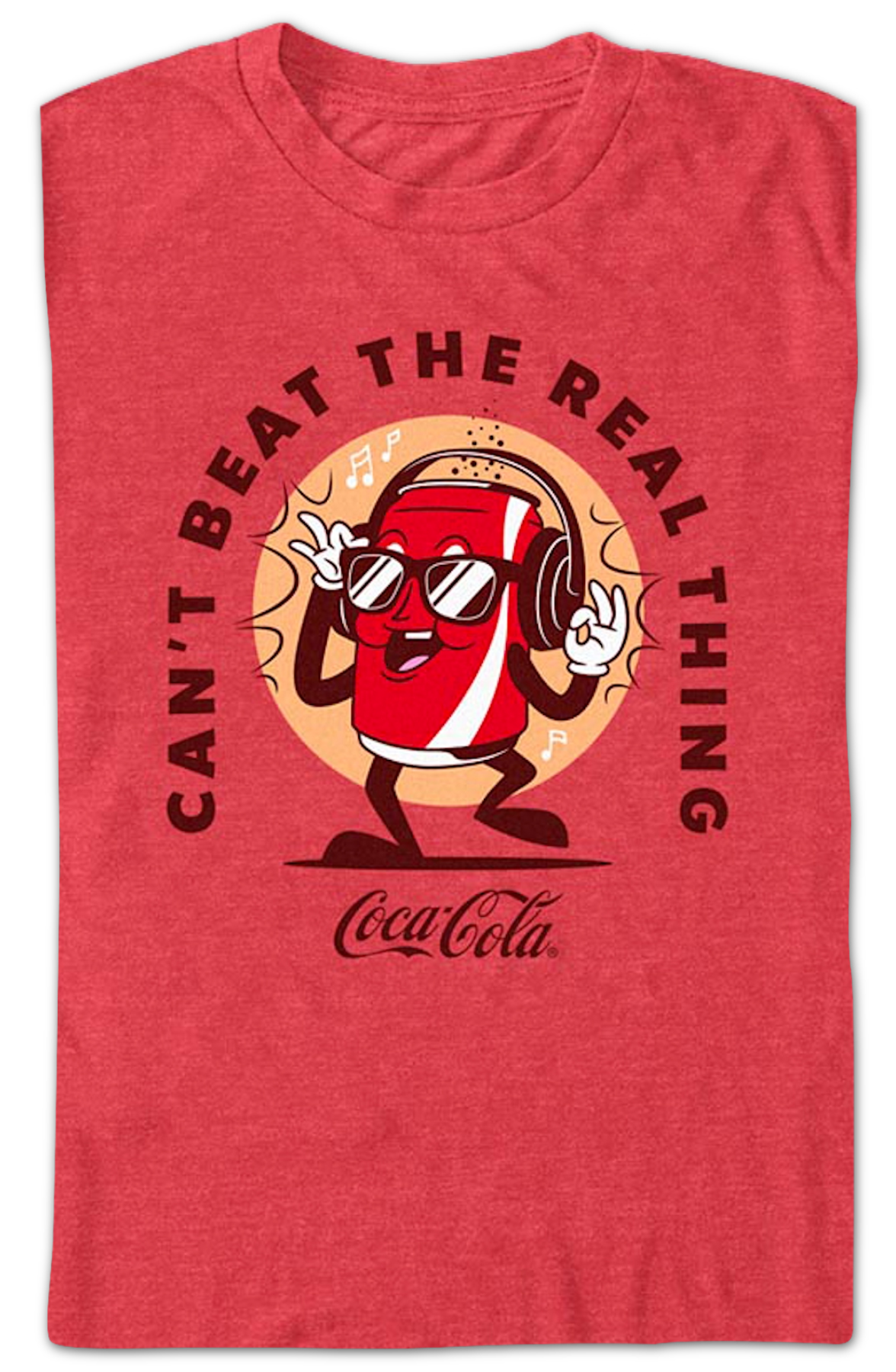 Red Can't Beat The Real Thing Coca-Cola T-Shirt product image 2