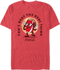 Red Can't Beat The Real Thing Coca-Cola T-Shirt product image 1