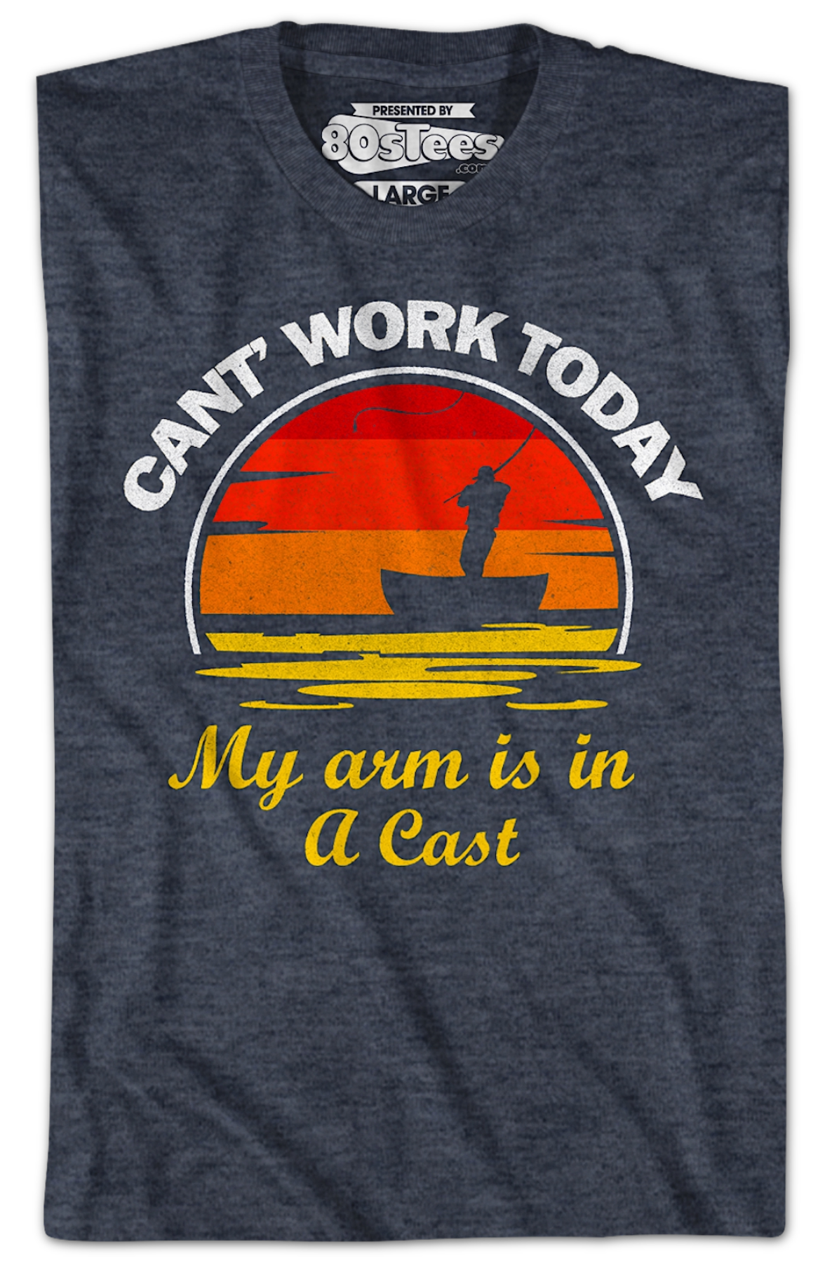 Can't Work Today My Arm Is In A Cast T-Shirt product image 2