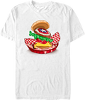 Captain America Burger Marvel Comics T-Shirt product image 1
