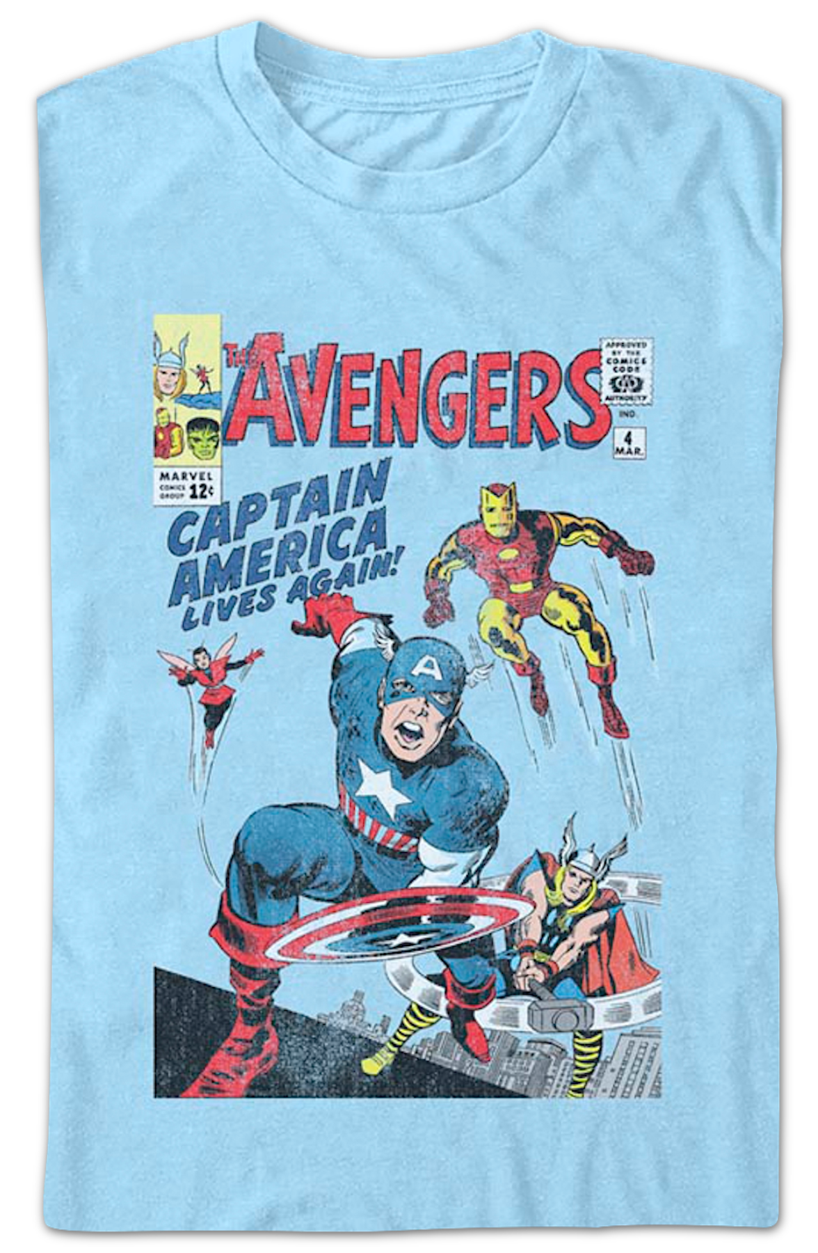 Captain America Lives Again Marvel Comics T-Shirt product image 2