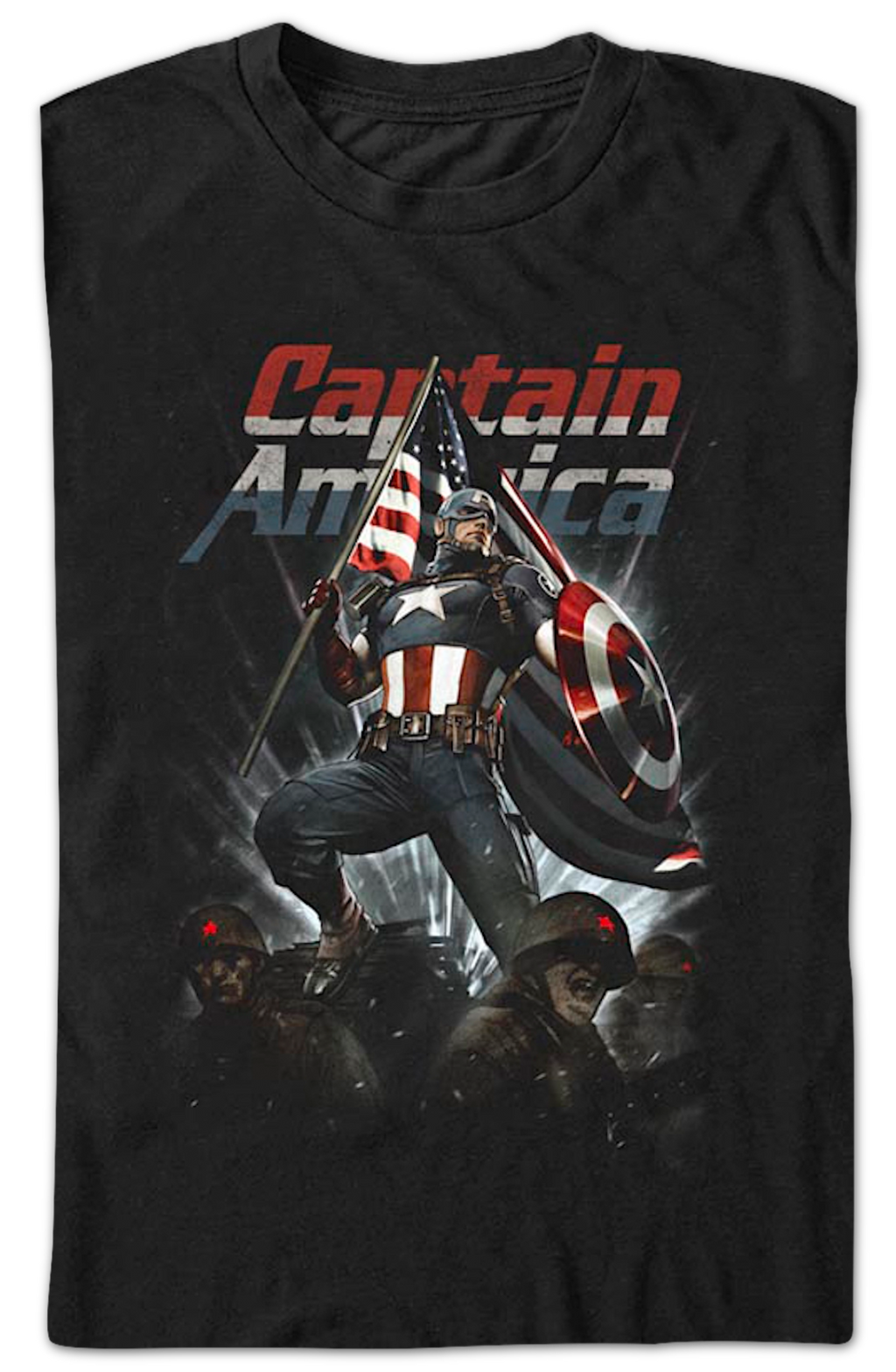 Captain America Living Legend Marvel Comics T-Shirt product image 2