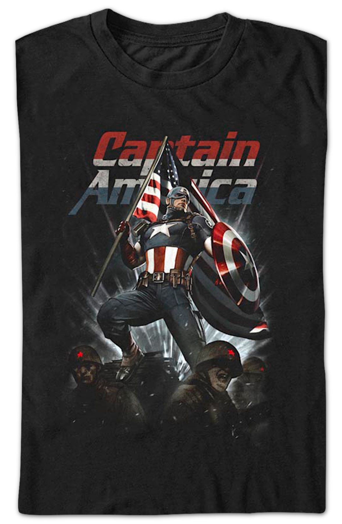 Captain America Living Legend Marvel Comics T-Shirt product image 2
