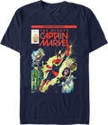 Captain Marvel 100th Solo Issue Comics T-Shirt product image 1
