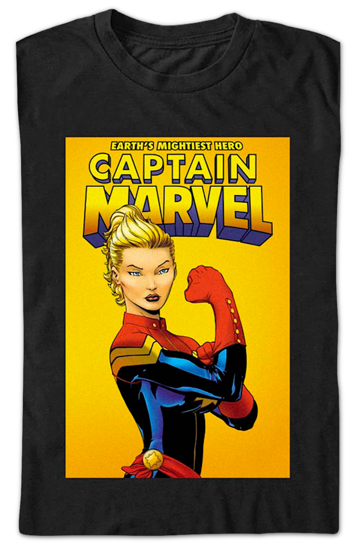 Captain Marvel We Can Do It Comics T-Shirt product image 2