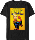Captain Marvel We Can Do It Comics T-Shirt product image 1