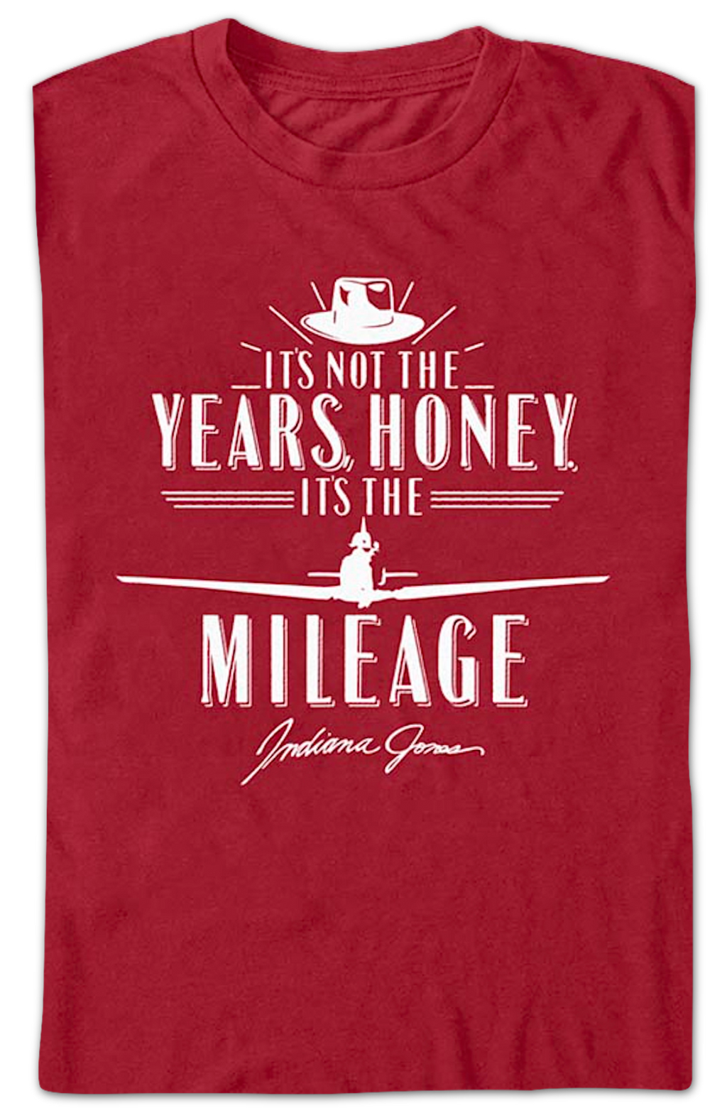 Cardinal It's Not The Years Mileage Indiana Jones T-Shirt product image 2