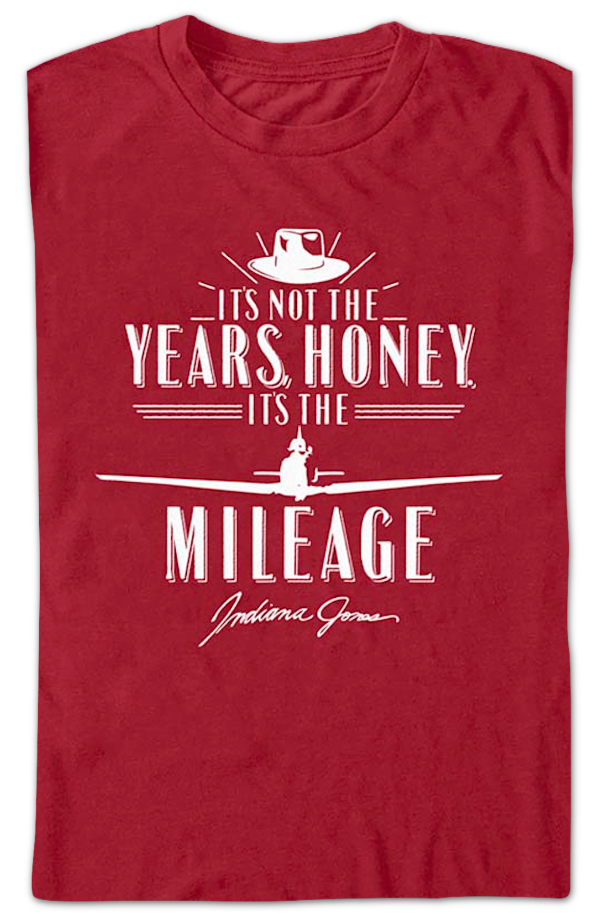 Cardinal It's Not The Years Mileage Indiana Jones T-Shirt product image 2