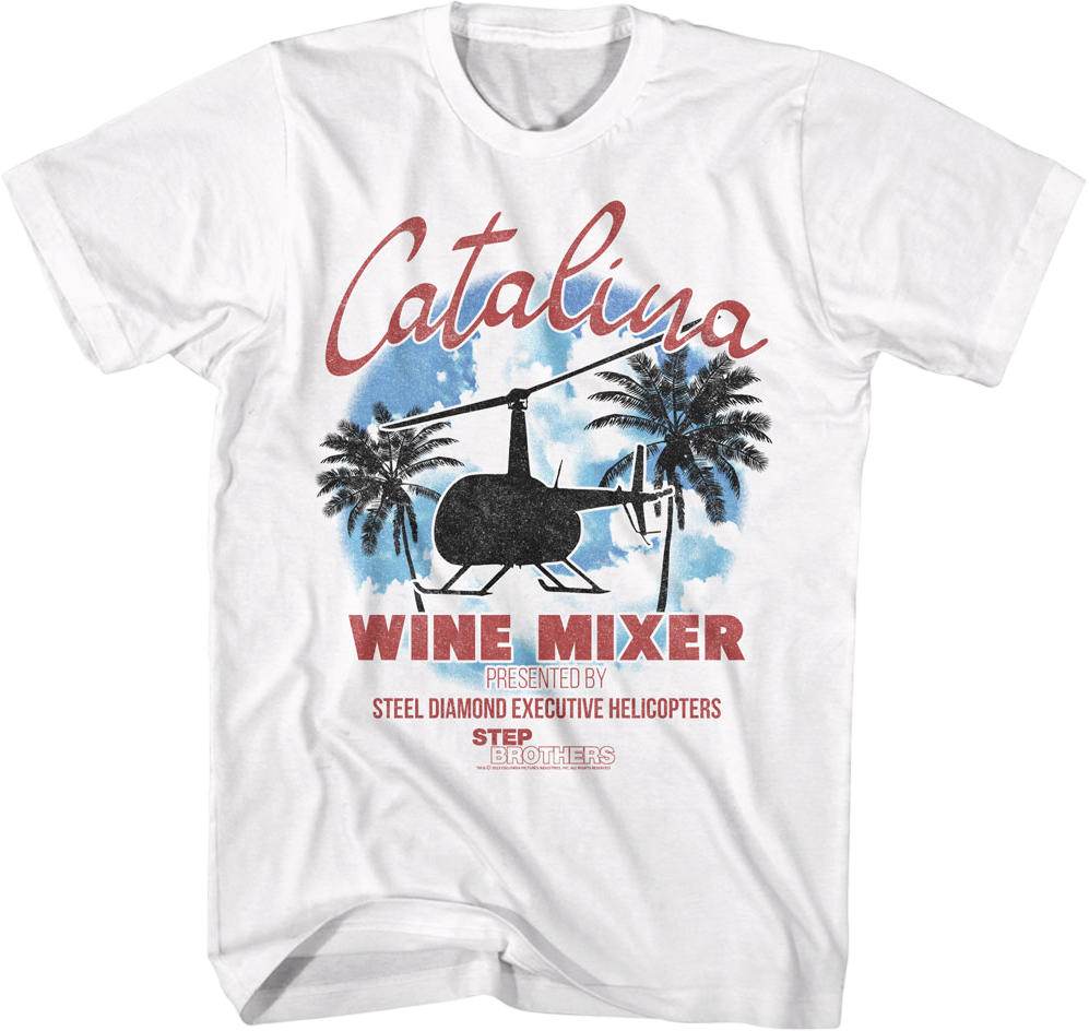 Catalina Wine Mixer Step Brothers T-Shirt product image 1
