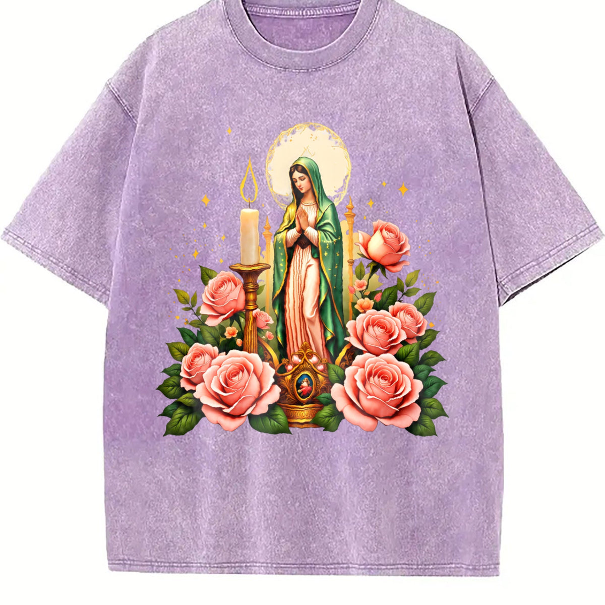 Mexican-inspired - Our Lady Of Guadalupe & Pink Roses product image 6