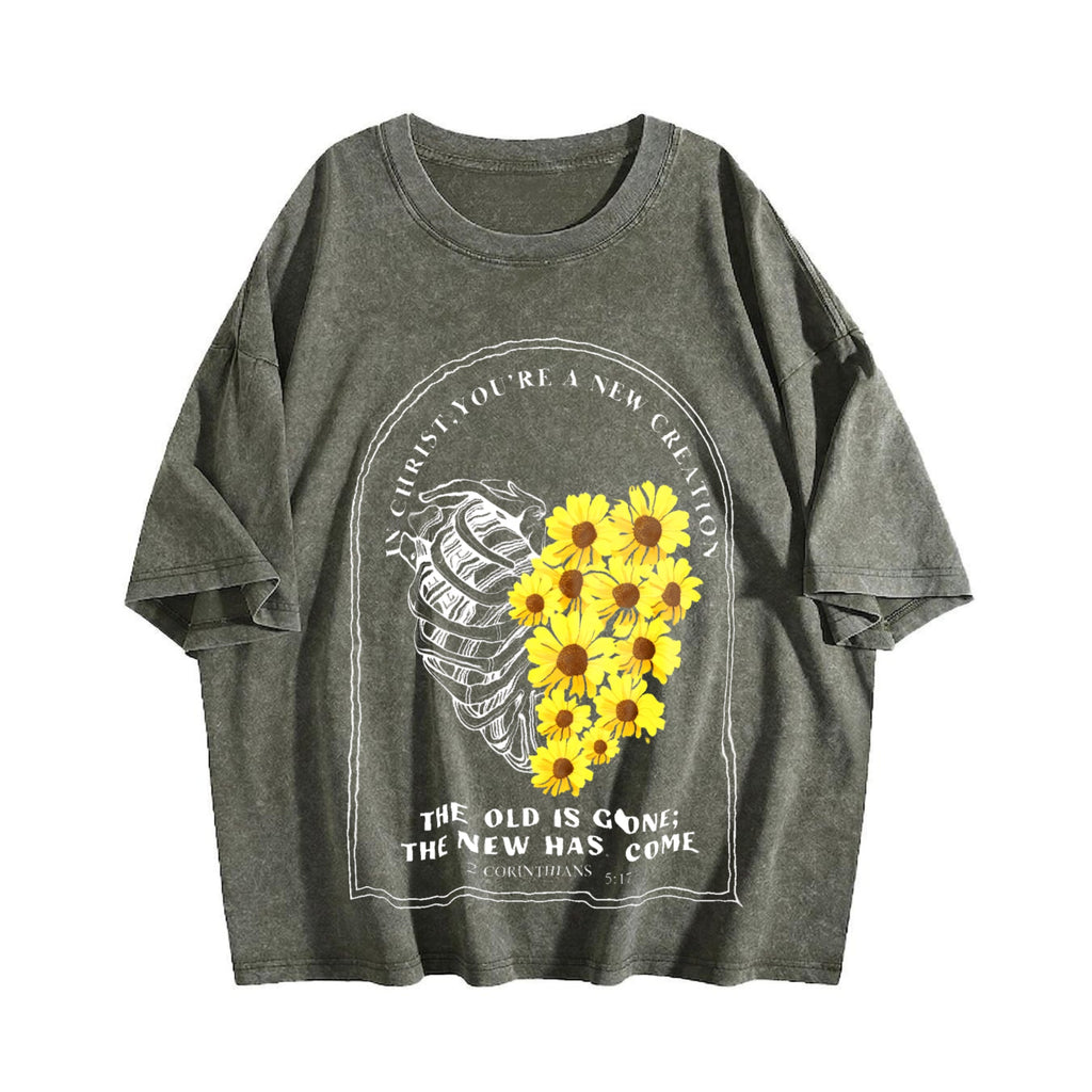 Pure The Bible Verse In Christ Vintage Washed T-Shirt product image 4