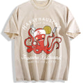 Summer With Octopus Vintage Washed T-Shirt product image 1