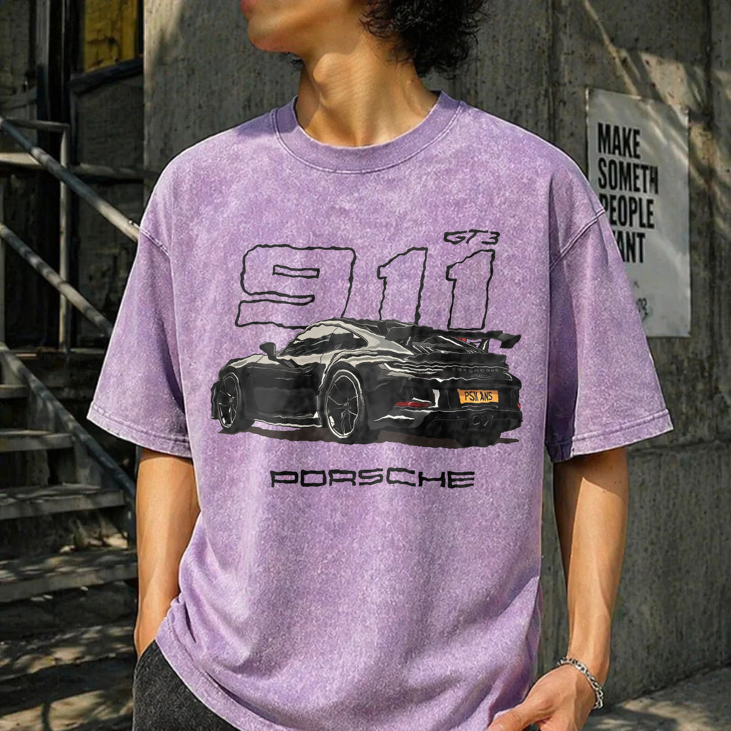 911 GT3 Vintage Washed T-Shirt product image 6