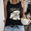 Cute Maltese Dogs Women's Tank Top