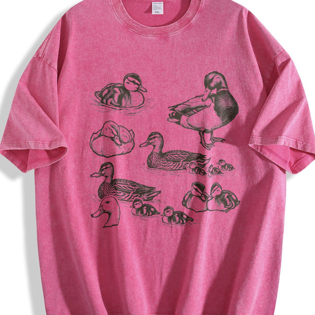 Duck 90s Tattoo Vintage Washed T-Shirt product image 7